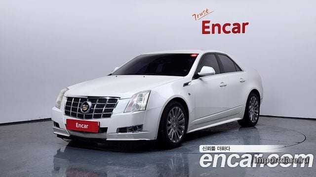 CADILLAC CTS 2012 — 174 508 км, белый-перламутр, Корея — под ключ — фото 1