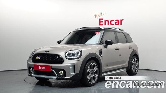 MINI COOPER S COUNTRYMAN 2022 — 47 296 км, светло-золотистый, Корея — под ключ — фото 1