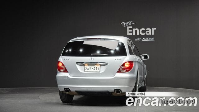 MERCEDES-BENZ R-CLASS 2006 — 105 721 км, серебристо-серый, Корея — под ключ — фото 4