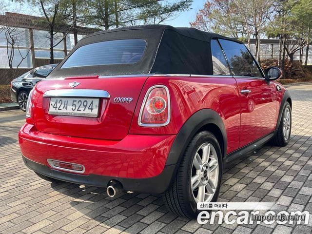MINI COOPER CONVERTIBLE 2015 — 100 000 км, красный, Корея — под ключ — фото 4