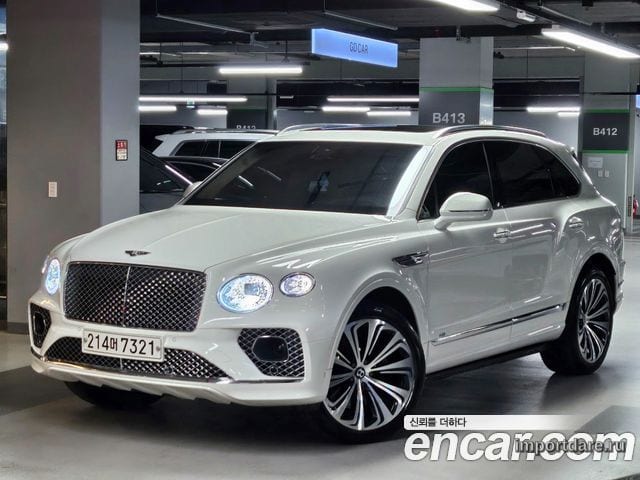 BENTLEY BENTAYGA 2021 — 45 773 км, белый, Корея — под ключ — фото 2