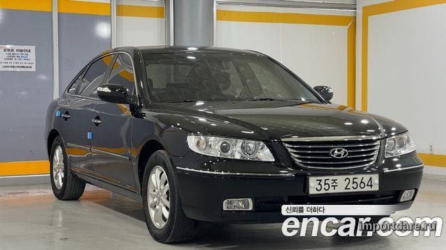 HYUNDAI GRANDEUR NEW LUXURY 2010 — 143 949 км, чёрный, Корея — под ключ — фото 4