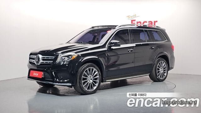 MERCEDES-BENZ GLS-CLASS X166 2017 — 164 581 км, чёрный, Корея — под ключ — фото 1