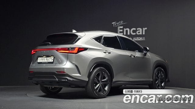 LEXUS NX350H 2023 — 76 299 км, серебристо-серый, Корея — под ключ — фото 2