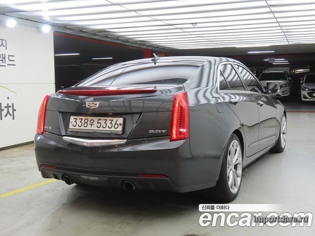 CADILLAC ATS 2015 — 90 714 км, серый, Корея — под ключ — фото 4