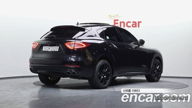 MASERATI LEVANTE 2019 — 68 708 км, чёрный, Корея — под ключ — фото 1