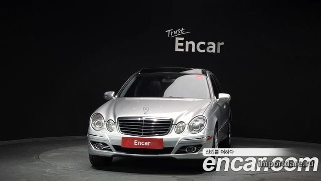 MERCEDES-BENZ E-CLASS W211 2007 — 177 506 км, серебристый, Корея — под ключ — фото 3