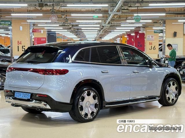 MERCEDES-BENZ EQS SUV X296 2024 — 10 400 км, серебристый, Корея — под ключ — фото 2