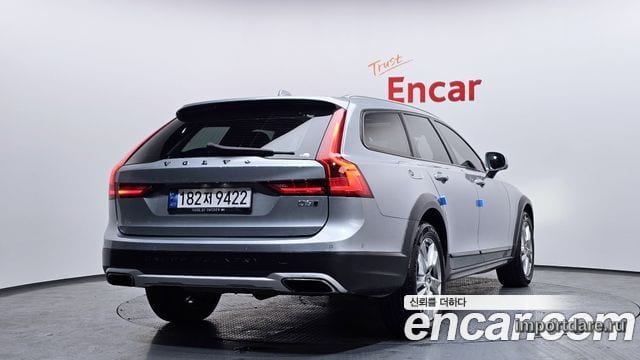 VOLVO V90 CROSS COUNTRY 2017 — 87 446 км, серебристый, Корея — под ключ — фото 2