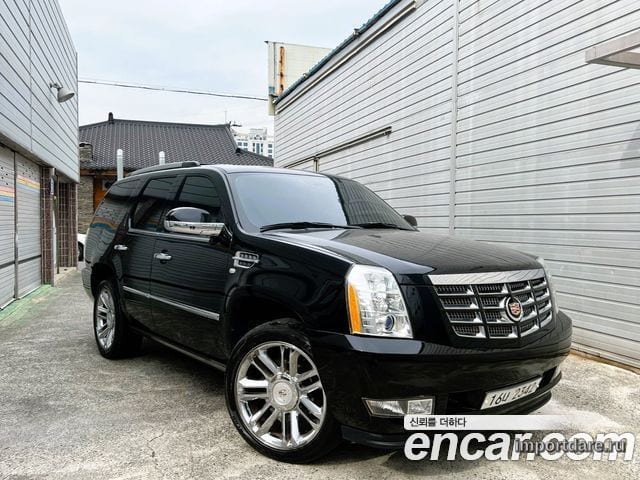 CADILLAC ESCALADE 2011 — 149 480 км, чёрный, Корея — под ключ — фото 1