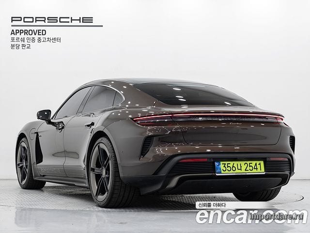 PORSCHE TAYCAN 2025 — 60 км, коричневый, Корея — под ключ — фото 2