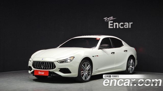 MASERATI GHIBLI 2019 — 87 824 км, белый, Корея — под ключ — фото 1