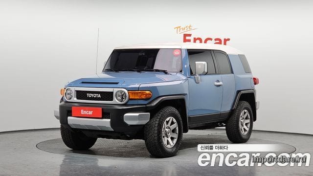 TOYOTA FJ 2014 — 260 912 км, голубой, Корея — под ключ — фото 1