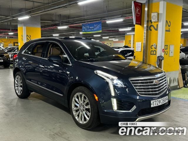 CADILLAC XT5 2019 — 110 037 км, синий, Корея — под ключ — фото 2