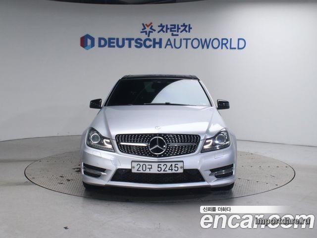 MERCEDES-BENZ C-CLASS W204 2014 — 120 741 км, серебристый, Корея — под ключ — фото 3