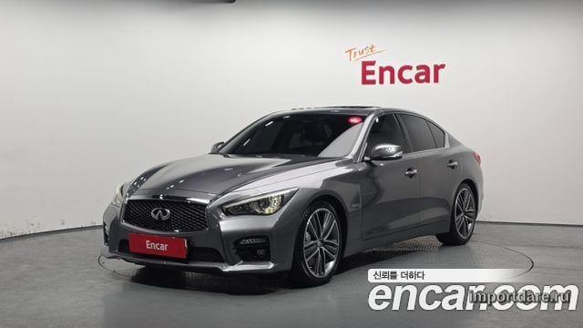 INFINITI Q50 2016 — 122 744 км, серый, Корея — под ключ — фото 1