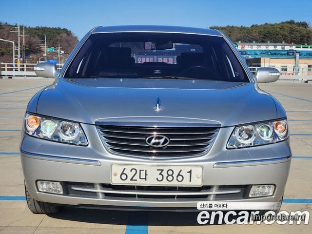 HYUNDAI GRANDEUR NEW LUXURY 2009 — 181 991 км, серебристый, Корея — под ключ — фото 1