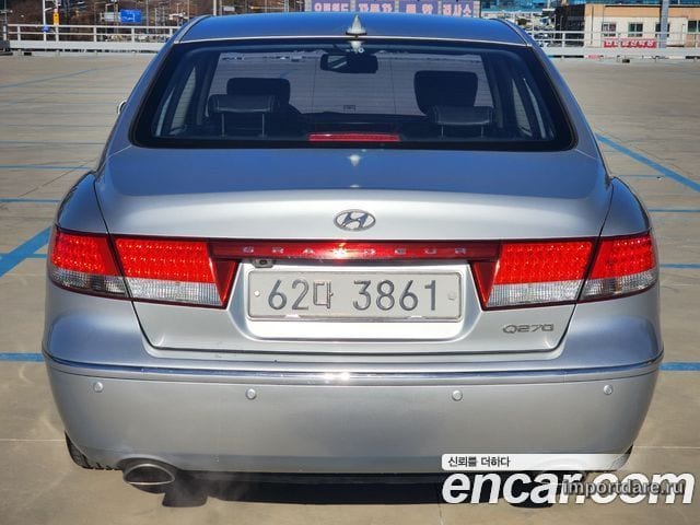 HYUNDAI GRANDEUR NEW LUXURY 2009 — 181 991 км, серебристый, Корея — под ключ — фото 4