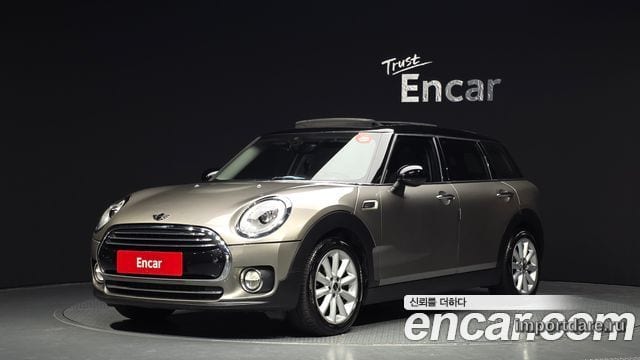 MINI COOPER D CLUBMAN 2016 — 153 728 км, светло-золотистый, Корея — под ключ — фото 1