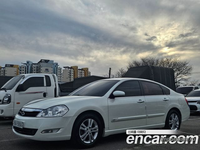RENAULT KOREA SM5 NEW IMPRESSION 2009 — 138 356 км, белый-перламутр, Корея — под ключ — фото 2