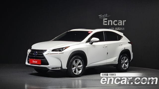 LEXUS NX300H 2015 — 81 887 км, белый, Корея — под ключ — фото 1