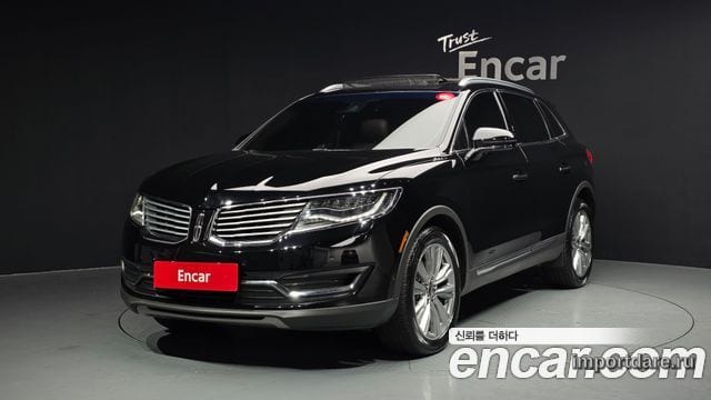 LINCOLN MKX 2017 — 57 011 км, чёрный, Корея — под ключ — фото 1