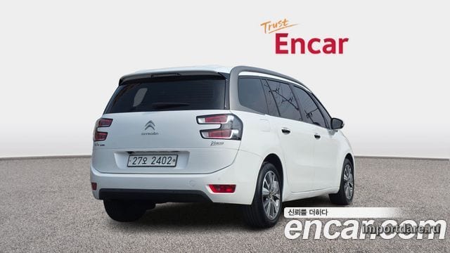 CITROEN GRAND C4 PICASSO 2017 — 144 718 км, белый, Корея — под ключ — фото 2