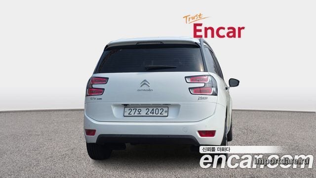 CITROEN GRAND C4 PICASSO 2017 — 144 718 км, белый, Корея — под ключ — фото 4