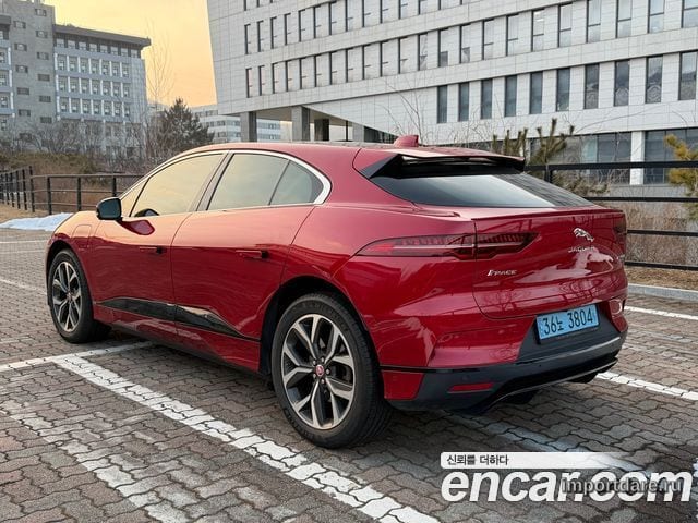 JAGUAR I-PACE 2019 — 69 500 км, красный, Корея — под ключ — фото 2