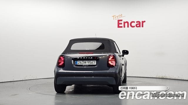 MINI COOPER S CONVERTIBLE 2025 — 7 927 км, серебристо-серый, Корея — под ключ — фото 4