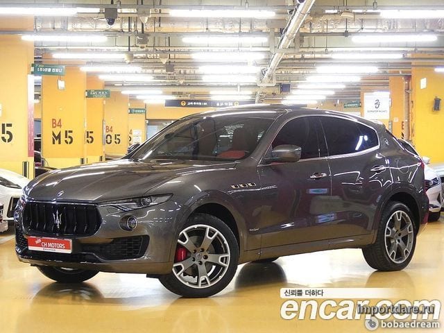 MASERATI LEVANTE 2018 — 81 615 км, серый, Корея — под ключ — фото 1