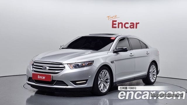 FORD TAURUS 2014 — 75 171 км, серебристо-серый, Корея — под ключ — фото 1