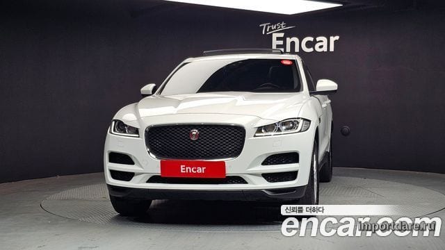 JAGUAR F-PACE 2018 — 150 191 км, белый, Корея — под ключ — фото 3