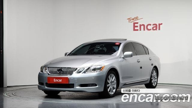LEXUS GS300 2006 — 117 766 км, серебристо-серый, Корея — под ключ — фото 1