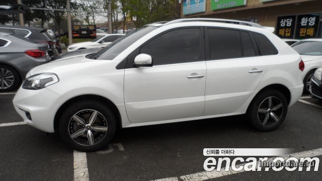 RENAULT KOREA QM5 2013 — 160 328 км, белый-перламутр, Корея — под ключ — фото 1