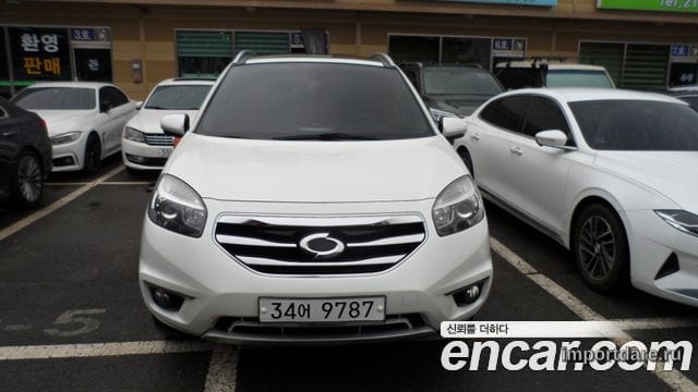 RENAULT KOREA QM5 2013 — 160 328 км, белый-перламутр, Корея — под ключ — фото 3
