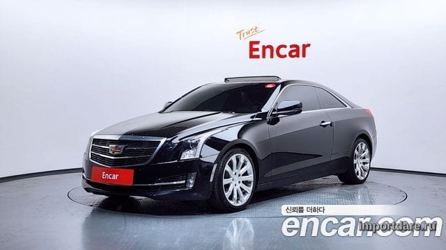 CADILLAC ATS 2016 — 139 734 км, чёрный, Корея — под ключ — фото 1