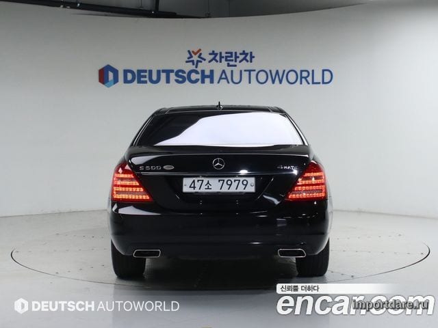 MERCEDES-BENZ S-CLASS W221 2013 — 228 800 км, чёрный, Корея — под ключ — фото 4