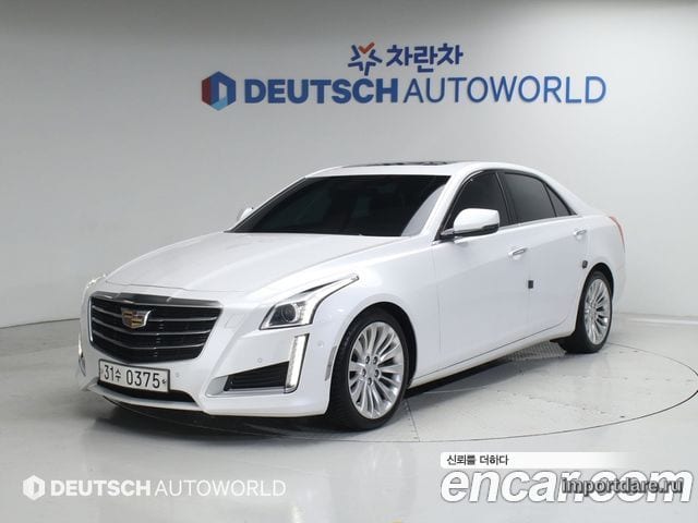 CADILLAC CTS 2015 — 112 000 км, белый, Корея — под ключ — фото 12