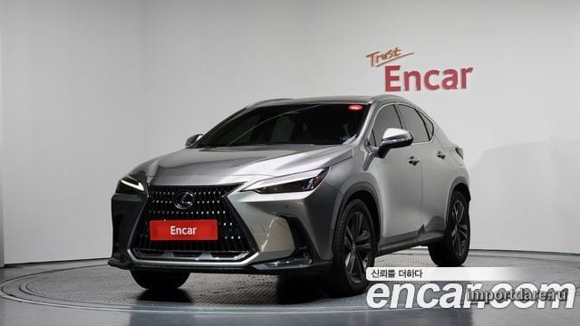 LEXUS NX350H 2023 — 99 021 км, серебристо-серый, Корея — под ключ — фото 1