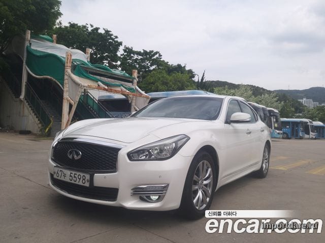 INFINITI Q70 2015 — 113 635 км, белый-перламутр, Корея — под ключ — фото 11