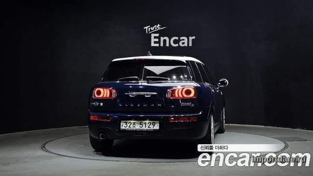MINI COOPER D CLUBMAN 2018 — 69 798 км, синий, Корея — под ключ — фото 4