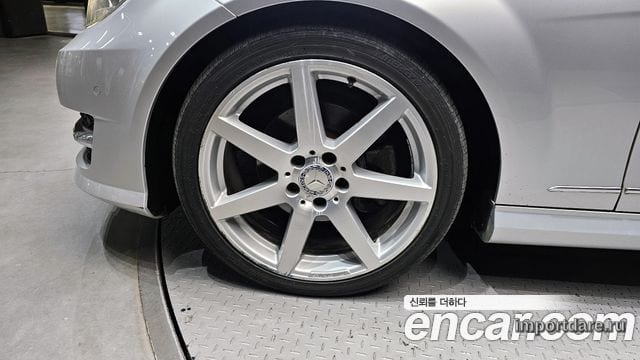 MERCEDES-BENZ C-CLASS W204 2013 — 145 603 км, серебристый, Корея — под ключ — фото 5