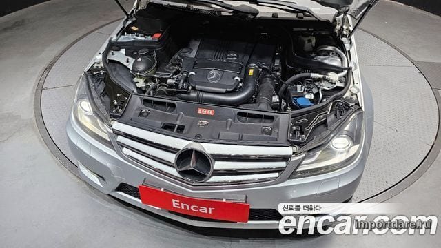 MERCEDES-BENZ C-CLASS W204 2013 — 145 603 км, серебристый, Корея — под ключ — фото 6