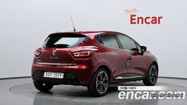 RENAULT KOREA CLIO 2018 — 88 812 км, красный, Корея — под ключ — фото 1
