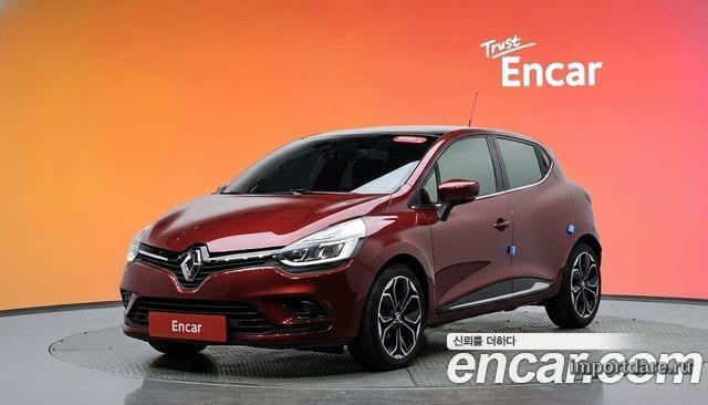 RENAULT KOREA CLIO 2018 — 88 812 км, красный, Корея — под ключ — фото 2