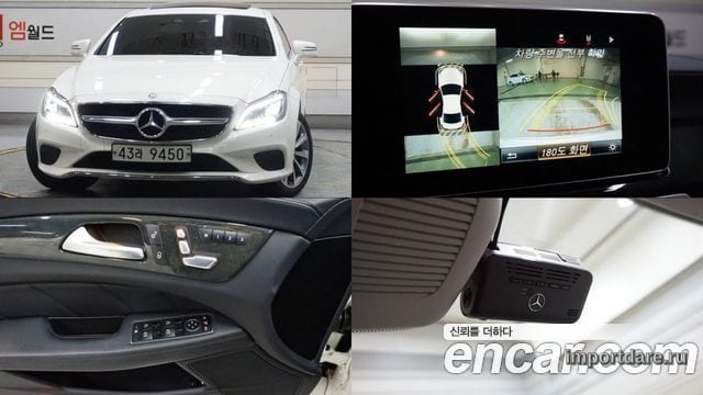 MERCEDES-BENZ CLS-CLASS W218 2017 — 85 577 км, белый-перламутр, Корея — под ключ — фото 1