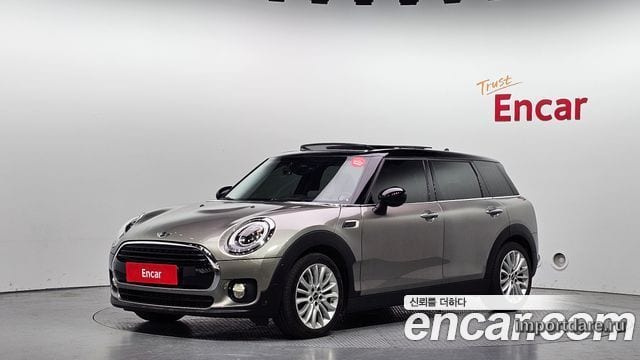 MINI COOPER D CLUBMAN 2018 — 148 443 км, светло-золотистый, Корея — под ключ — фото 1