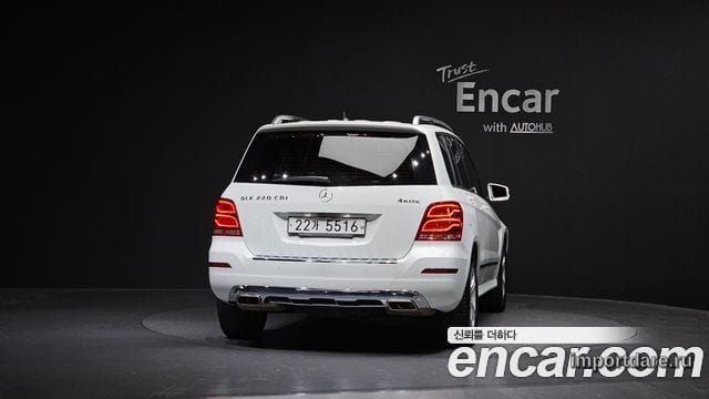 MERCEDES-BENZ GLK-CLASS X204 2014 — 90 482 км, белый, Корея — под ключ — фото 4