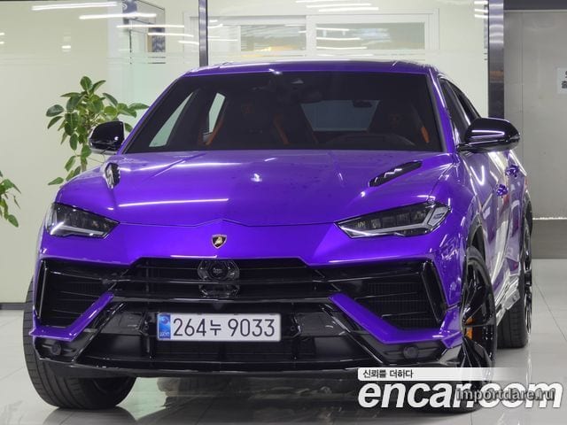 LAMBORGHINI URUS 2024 — 6 400 км, фиолетовый, Корея — под ключ — фото 1